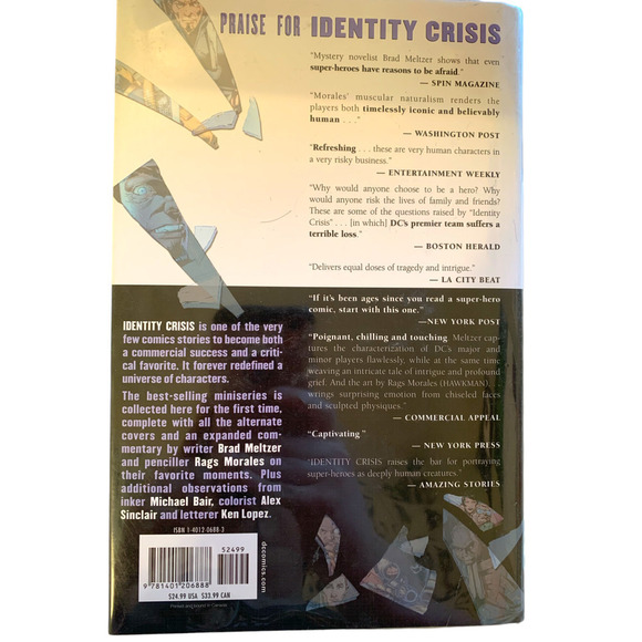 DC Comics 2006 Identity Crisis by Michael Bair Brad Meltzer TPB SC Hardcover - Picture 3 of 3